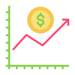 Inflation, Economy, Increase, Profit, Money icon