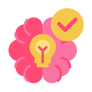 Mindset, Brain, Innovation, Thinking, Idea  icon