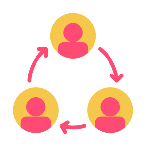 Reorganization, Restructuring, Restructure, Rotation, Change icon