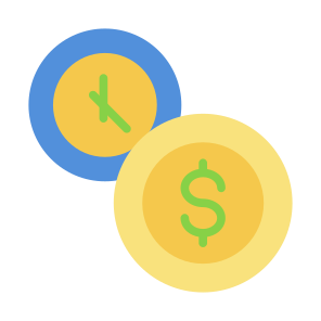 Credit, Money, Pay Later, Loan, Bank, Finance, Term, Time icon