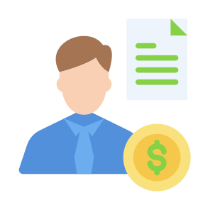 Debtor, Financial, People, User, Tax, Business, Finance icon