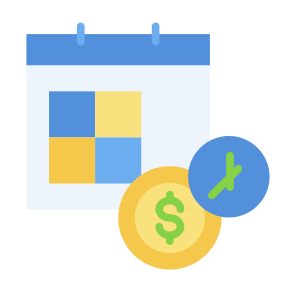 Instalment, Debt, Payment, Term, Loan, Installment Plan, Calendar, Money, Payment Day  icon