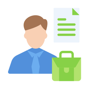 Obligation, Entrepreneur, Contract, Work, User icon