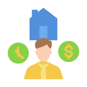 Obligation, Refinance, Debt, Mortgage, Investment, House, Credit icon