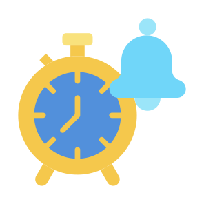 Alarm, Notification Bell, Bell, Time And Date, Timer, Time, Clock icon