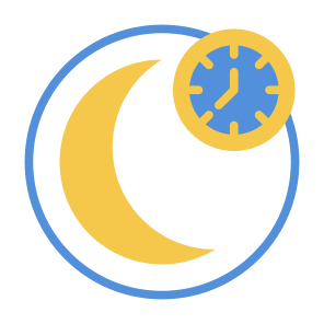 Night, Time And Date, Moon, Time, Hours, Clock icon