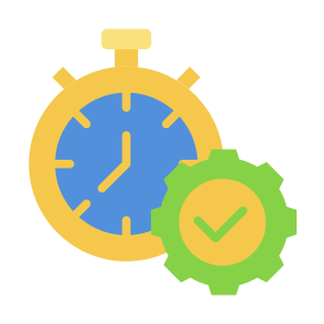 Time Management, Efficiency, Productivity, Clock, Time, Work Experience, Schedule, Timetable icon