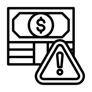 Crisis, Problem, Financial Crisis, Risk, Warning, Money  icon