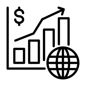 Economy Growth, Economy, Growth, Money, Global, Increase icon
