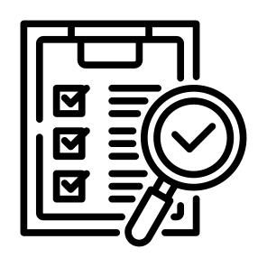 Inspection, Audit, Check, Document, Analysis, Clipboard icon