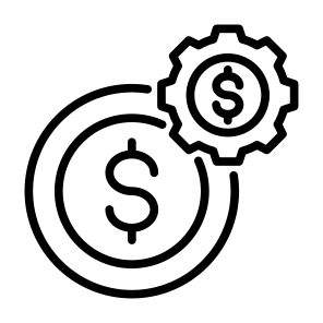 Money Management, Money, Management, Cost, Budget, Benefit  icon