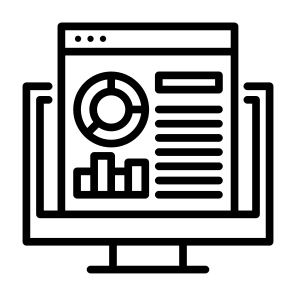 Statistic Report, Statistics, Report, Analysis, Monitor, Data Analytics icon