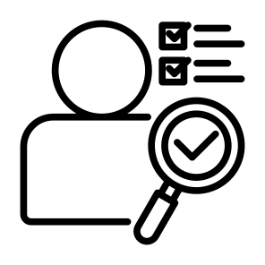 User Audit, Auditor, User, Audit, Search, Job icon