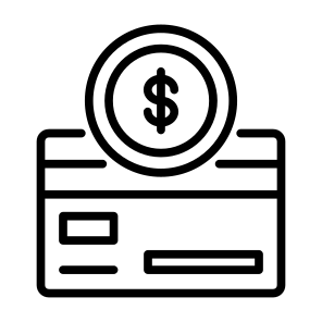 Card, Coin, Cash, Credit Card, Debit Card, Pay Card, Payment Method icon