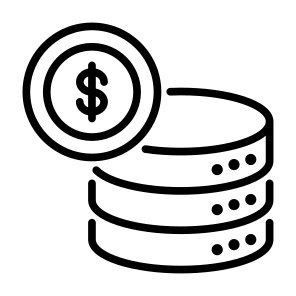 Data, Database, Money, Dollar, Server, Finance, Big Data icon
