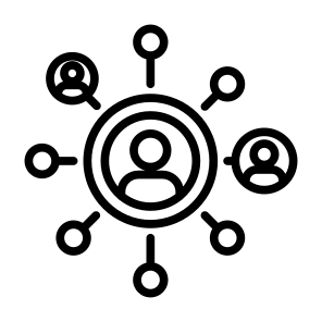 Network, Money, Connection, Buying, Coin, Pay, User, Process, Transaction  icon