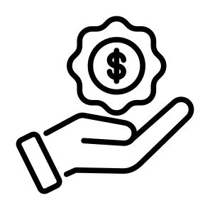 Reward, Hand, Stars, Dollar, Medal, Awards, Badge, Recognitions icon