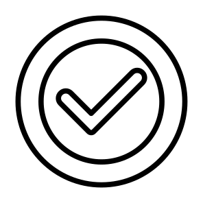Verification, Mark, Check, Coin, Approved, Validation icon