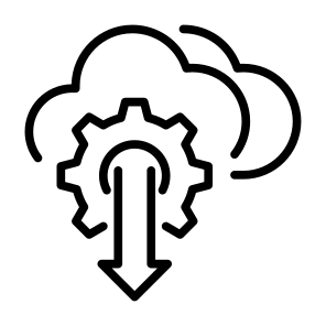 Cloud Report, Cloud, Report, Storage, Data, Analytics icon