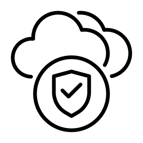 Cloud Security, Cloud, Security, Secure, Protection, Cloud Computing   icon