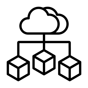 Cloud Structure, Cloud, Connection, Structure, Network, Database icon