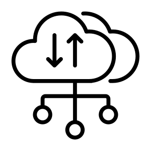 Cloud Transfer, Cloud, Data, Transfer, Network, Cloud Computing  icon