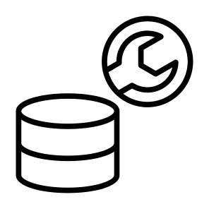 Database Management, Setting, Database, Maintenance, Server, Configuration  icon
