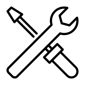 Maintenance, Repair, Setting, Wrench, Tools, Installation  icon