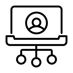 User Data, User, Database, Data, Server, Computer  icon