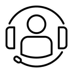 Customer, Support, Help, Communications, Microphones, Headphone, Customer Service, Call Center, Earphone, Client Support icon