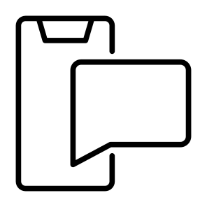 Phone Message, Mobile Message, Mobile Phone, Communications, Chat, Smartphone, Message, Cellphone  icon