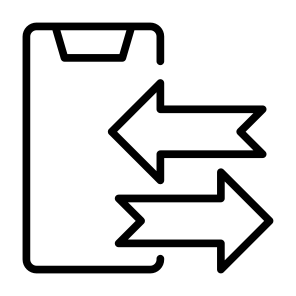 Phone Transfer, Transfer, Electronics, Smartphone, Phone, Mobile Data Transfer, Phone Transfer icon