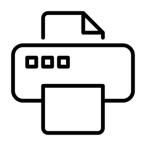 Print, Printing, Paper, Electronics, Machine, Office, Printer, Technology icon