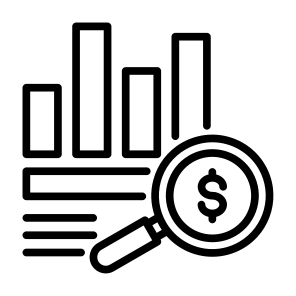 Analysis, Market, Statistics, Research, Income icon