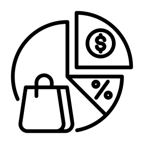 Buyer,  Customer, Demand, Market, Expense icon