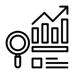 Data Analytics, Statistics, Analysis, Report, Growth icon