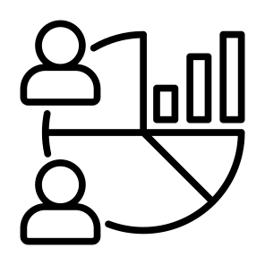 Demographic, Markets, Customers, Stocks, Age Group icon