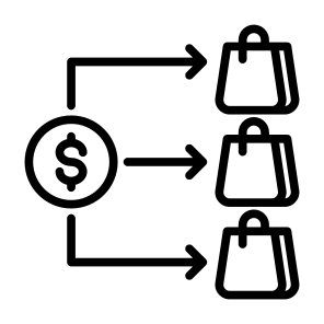 Diversification, Shop, Consumer, Shopping Bag, Buyer icon