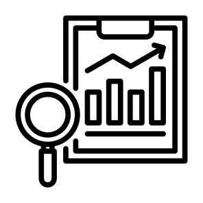 Market Research, Report, Research, Evaluation, Market Analysis icon