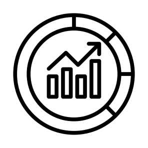 Market Size, Statistics, Data, Report, Analytics icon