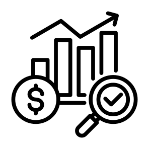 Market Trends, Statistics, Sales, Analytics, Growth icon