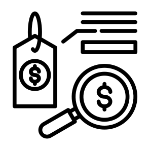 Price, Money, Analysis, Price, Research icon