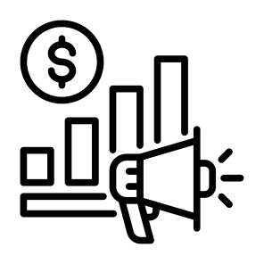 Promotion, Price, Sales, Statistics, Campaign icon