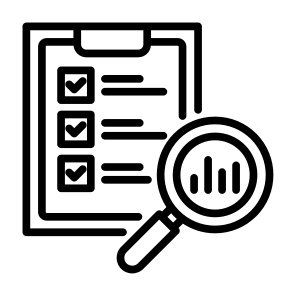 Qualitative Research, Statistics, Research, Survey, Evaluation icon