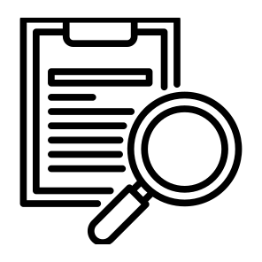 Research, Document, Analysis, Data, Audit icon