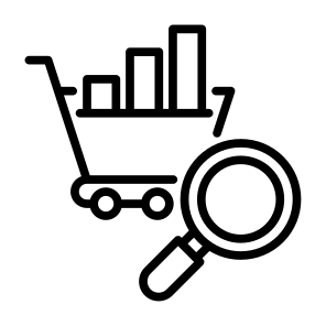 Sales Analytics, Market,  Analysis,  Growth, Retail icon