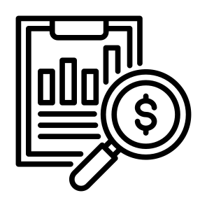 Sales Report, Statistics, Investigation, Report, Research icon
