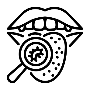 Bacteria Tongue, Teeth, Mouth, Tongue, Bacteria, Dental Care   icon