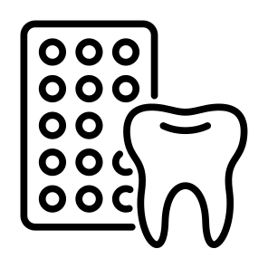 Dental Medicine, Dental, Medicine, Drugs, Medication, Pills icon
