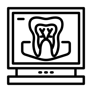 Dental Xray, Tooth, X Ray, Dental, Checkup, Monitor icon